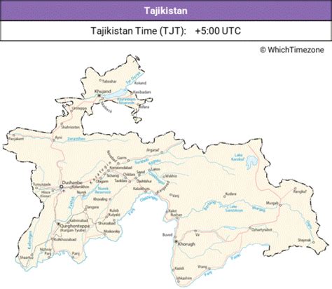 capital of tajikistan time zone